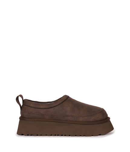 MOXI Women's Vegan Mule | Color: Brown - variant::brown