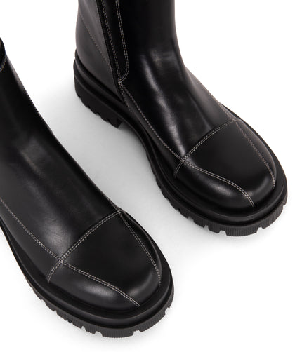 ONIA Women's Vegan Mid-Calf Boot | Color: Black - variant::black