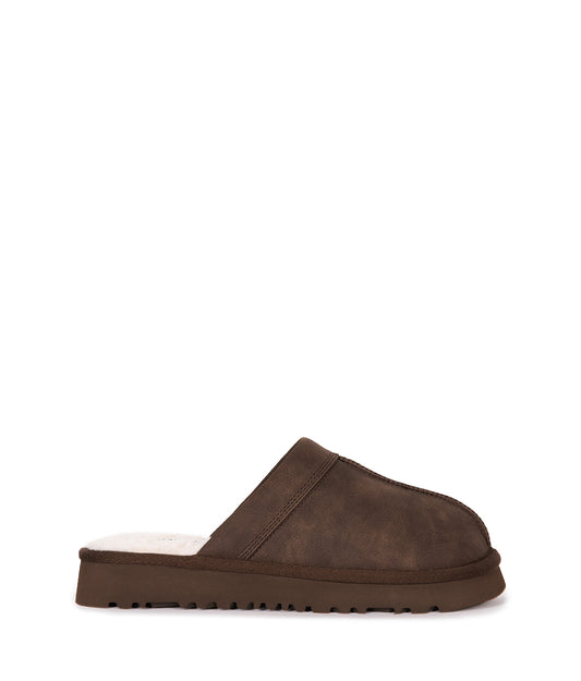 TORI Women's Vegan Slipper | Color: Brown - variant::brown