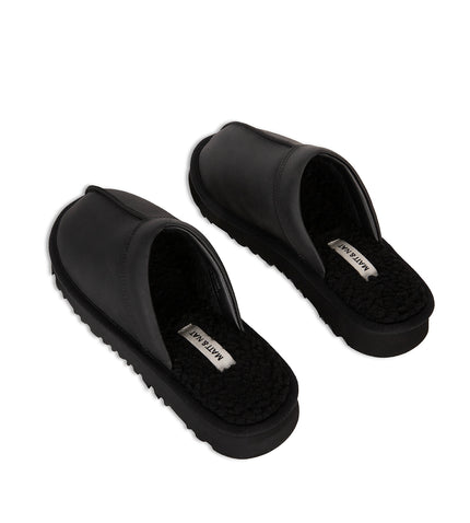 TORI Women's Vegan Slipper | Color: Black - variant::black