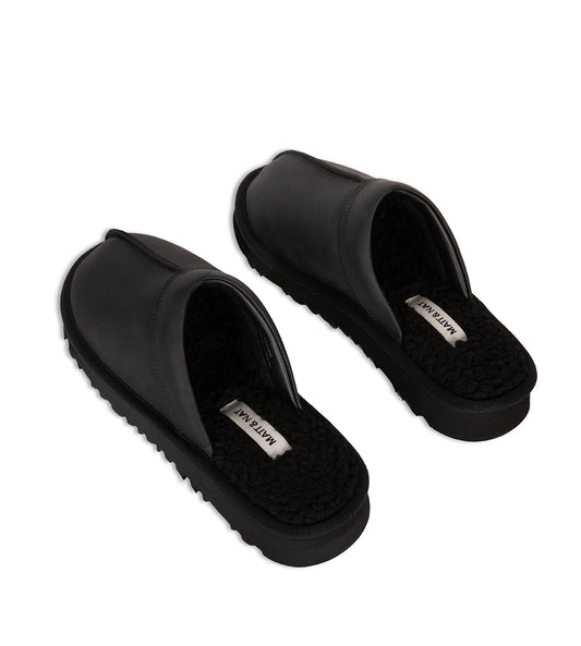 TORI Women's Vegan Slipper | Color: Black - variant::black
