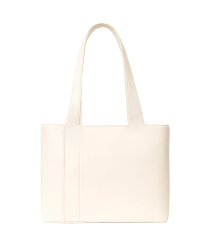 GARNI Vegan Tote Bag - Forum | Color: White - variant::cloud