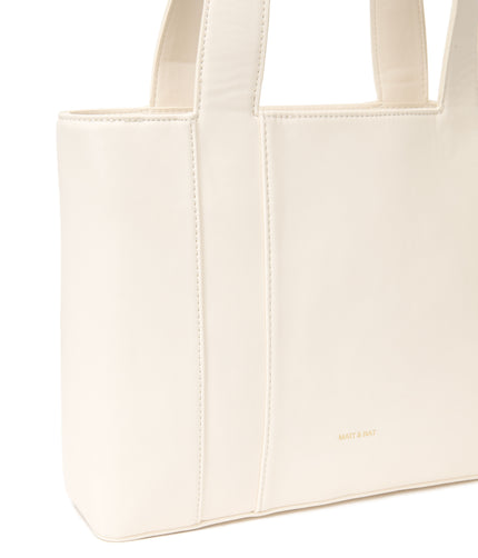 GARNI Vegan Tote Bag - Forum | Color: White - variant::cloud