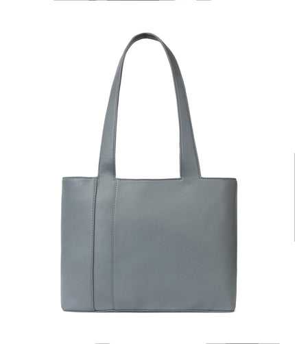 GARNI Vegan Tote Bag - Forum | Color: Grey - variant::dolphin
