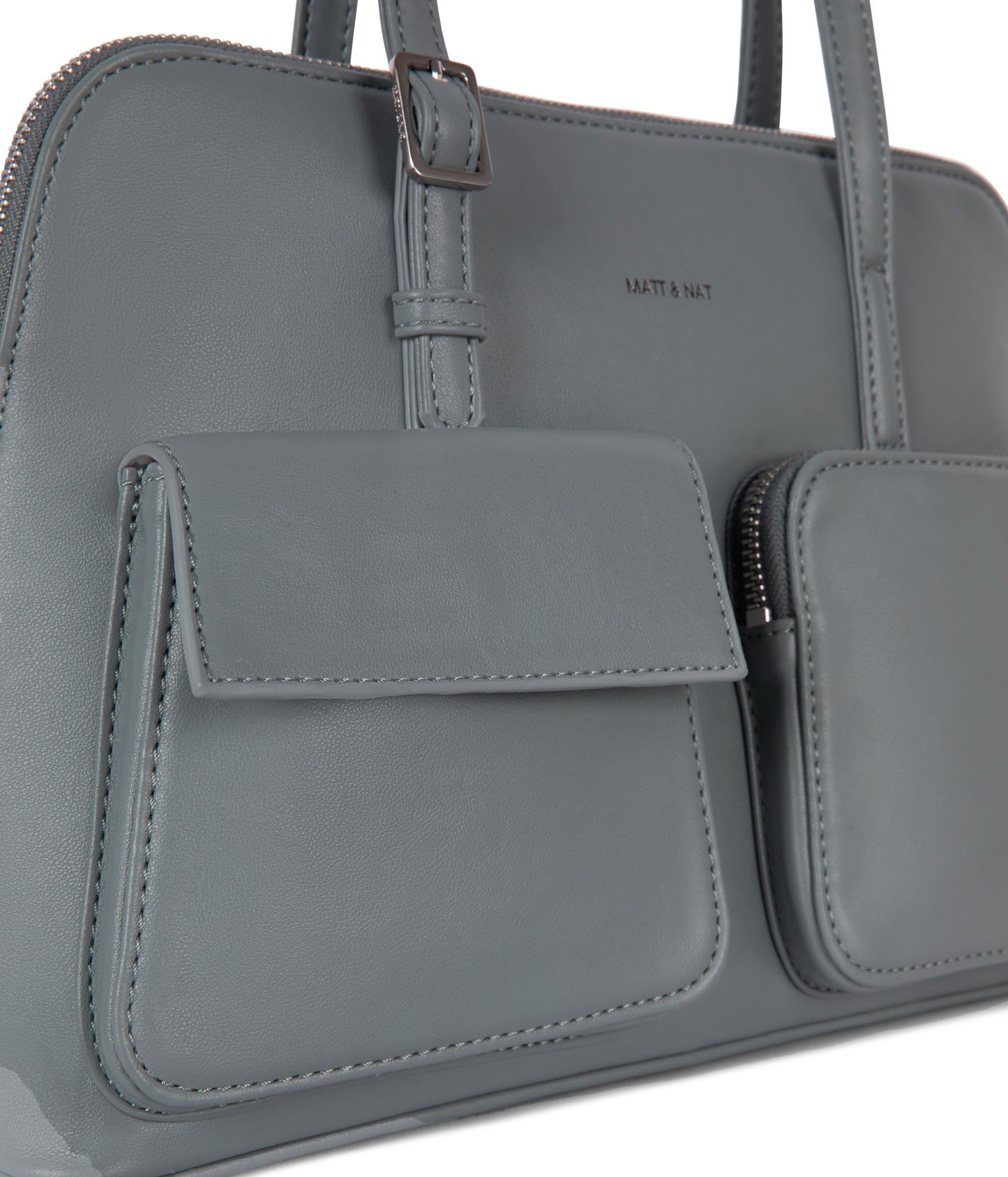 Imena Vegan Tote Bag - Forum | Color: Grey - variant::dolphin