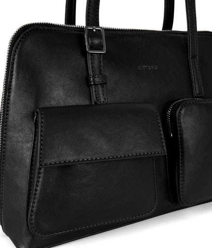Imena Vegan Tote Bag - Forum | Color: Black - variant::black