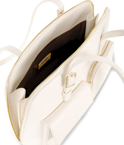 Imena Vegan Tote Bag - Forum | Color: White - variant::cloud