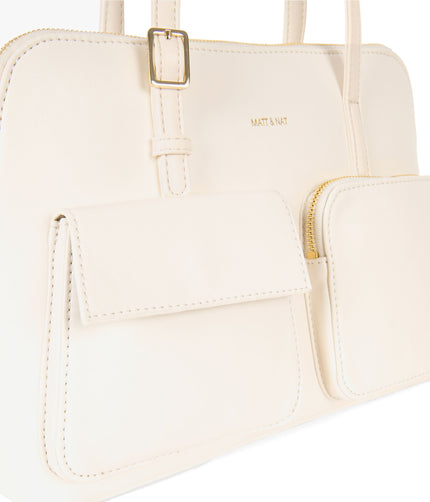 Imena Vegan Tote Bag - Forum | Color: White - variant::cloud