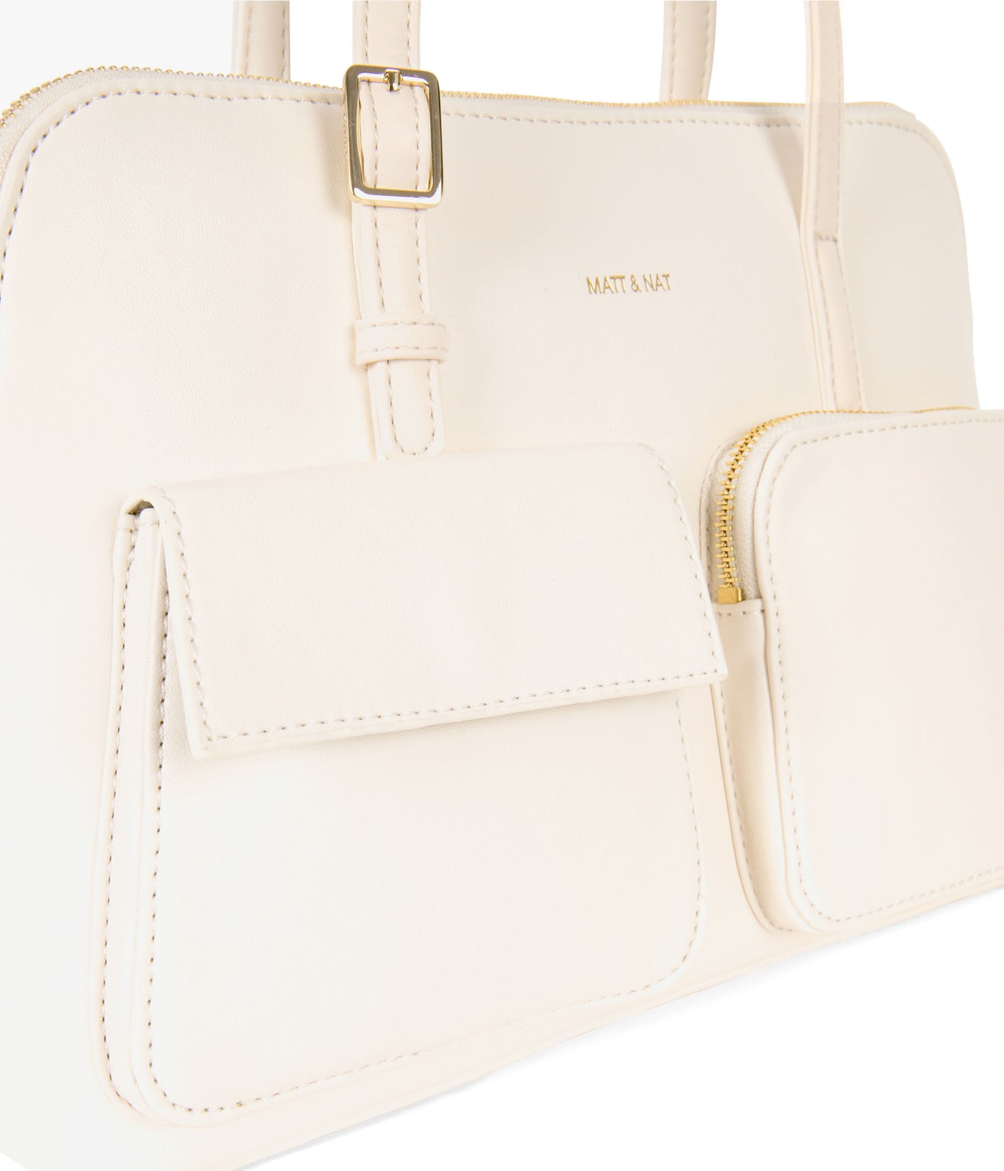Imena Vegan Tote Bag - Forum | Color: White - variant::cloud