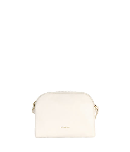 KRISTY Slim Vegan Crossbody Bag - Forum | Color: White - variant::cloud