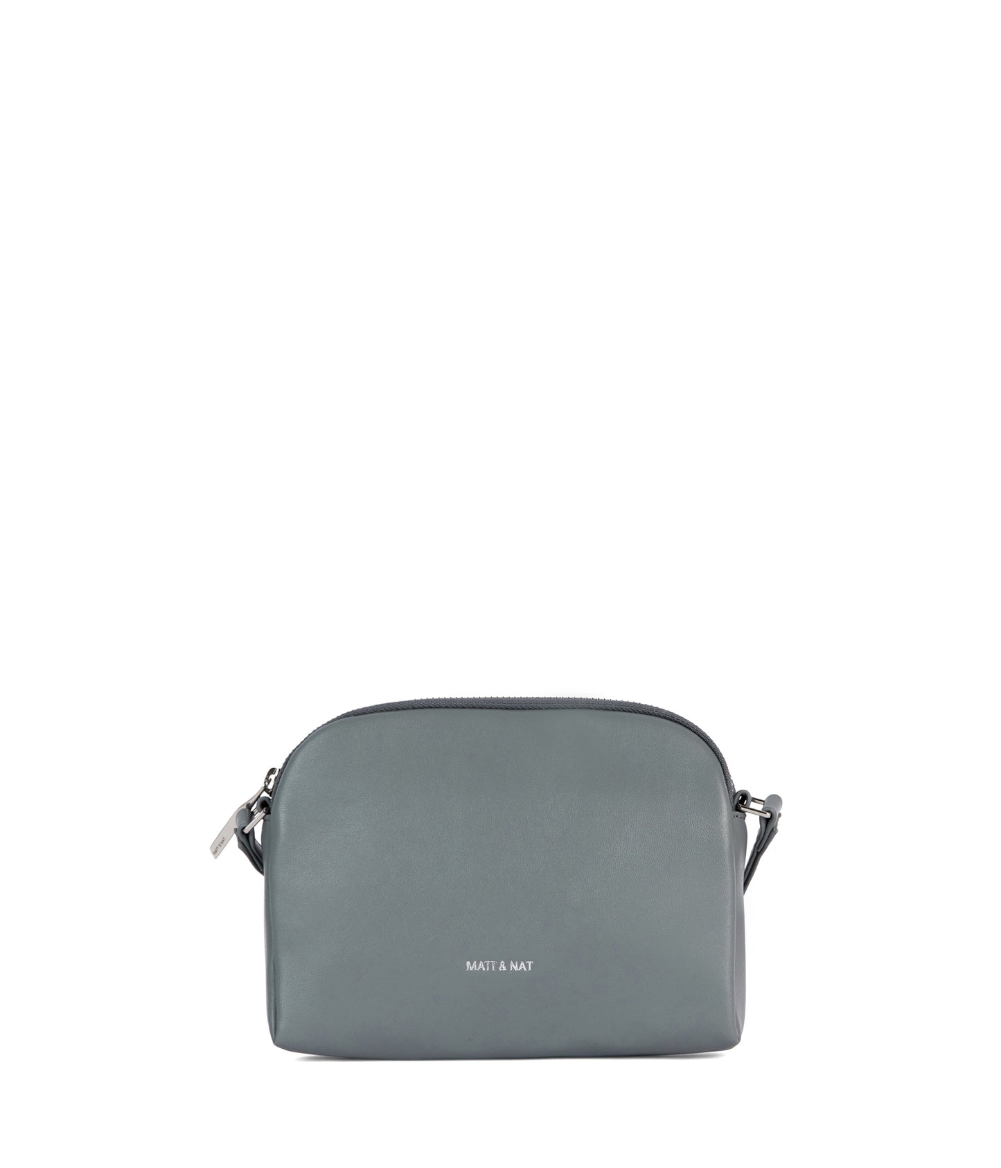 KRISTY Slim Vegan Crossbody Bag - Forum | Color: Grey - variant::dolphin