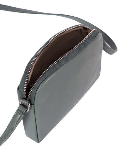 KRISTY Slim Vegan Crossbody Bag - Forum | Color: Grey - variant::dolphin