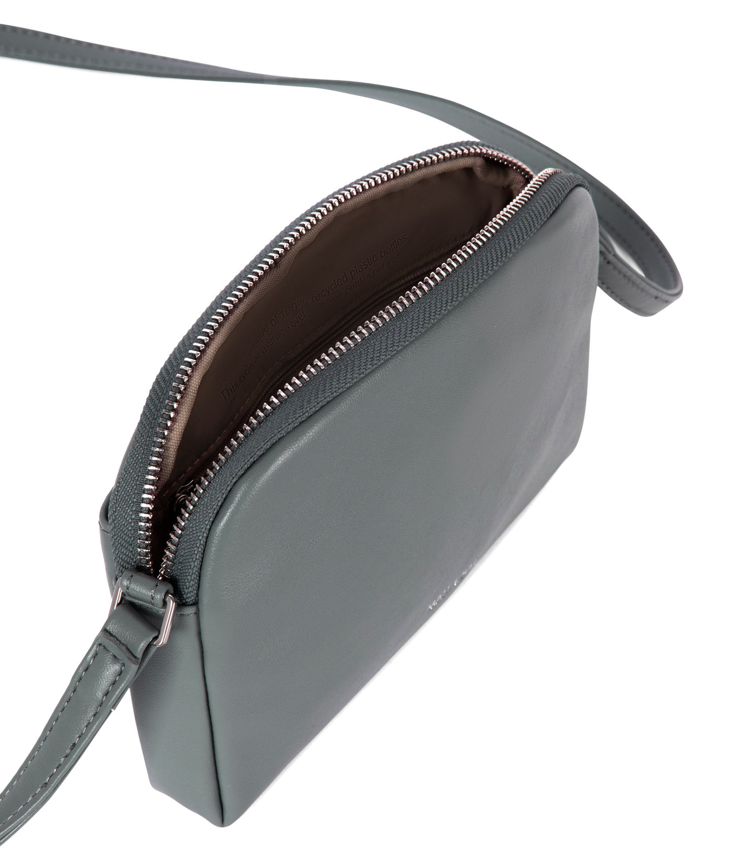 KRISTY Slim Vegan Crossbody Bag - Forum | Color: Grey - variant::dolphin