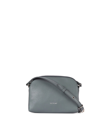 KRISTY Slim Vegan Crossbody Bag - Forum | Color: Grey - variant::dolphin