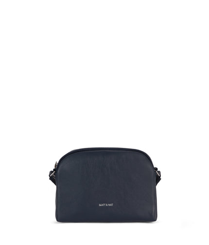 KRISTY Slim Vegan Crossbody Bag - Forum | Color: Blue - variant::navy