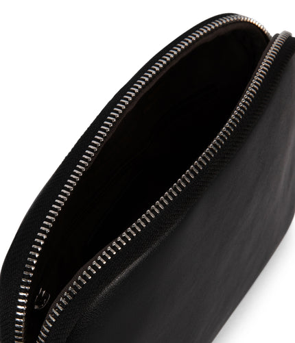 KRISTY Slim Vegan Crossbody Bag - Forum | Color: Black - variant::black