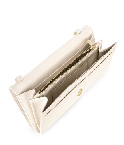 LETTE Vegan Wallet Crossbody Bag - Forum | Color: Cloud - variant::cloud