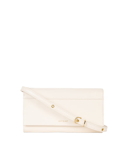 LETTE Vegan Wallet Crossbody Bag - Forum | Color: Cloud - variant::cloud