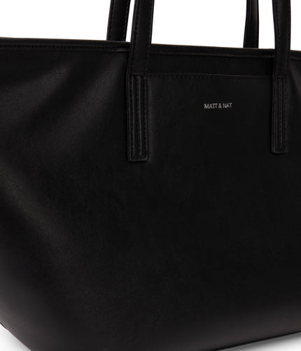 Marisa Vegan Tote Bag - Forum | Color: Black - variant::black