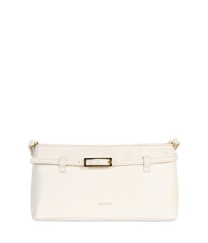 MIREILLE Vegan Clutch - Forum | Color: White - variant::cloud