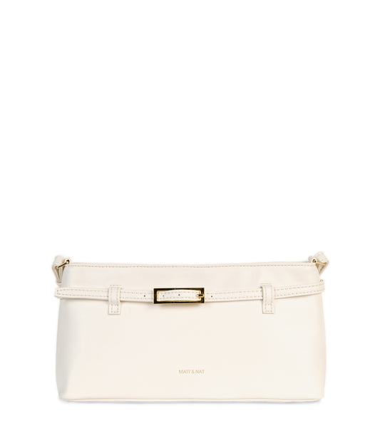 MIREILLE Vegan Clutch - Forum | Color: White - variant::cloud