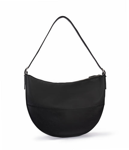 ESTHER Vegan Hobo Bag - Forum | Color: Black - variant::black