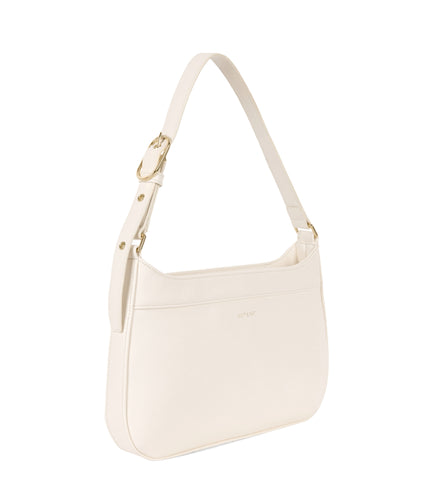 REVE Vegan Shoulder Bag - Forum | Color: White - variant::cloud