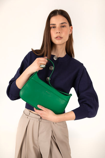 REVE Vegan Shoulder Bag - Forum | Color: Blue - variant::navy