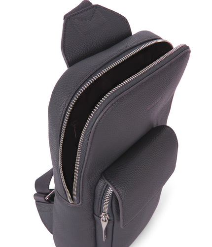 ALLAR Vegan Sling Bag - Grain | Color: Coal - variant::coal