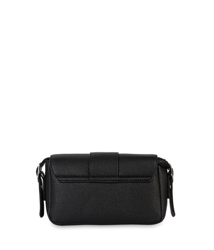 ISABELLE SM Vegan Crossbody Bag – Grain | Color: Black - variant::black