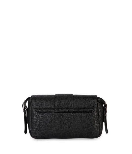 ISABELLE SM Vegan Crossbody Bag – Grain | Color: Black - variant::black