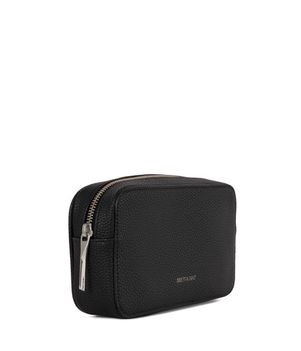 LARRA Vegan Belt Bag – Grain | Color: Black - variant::black