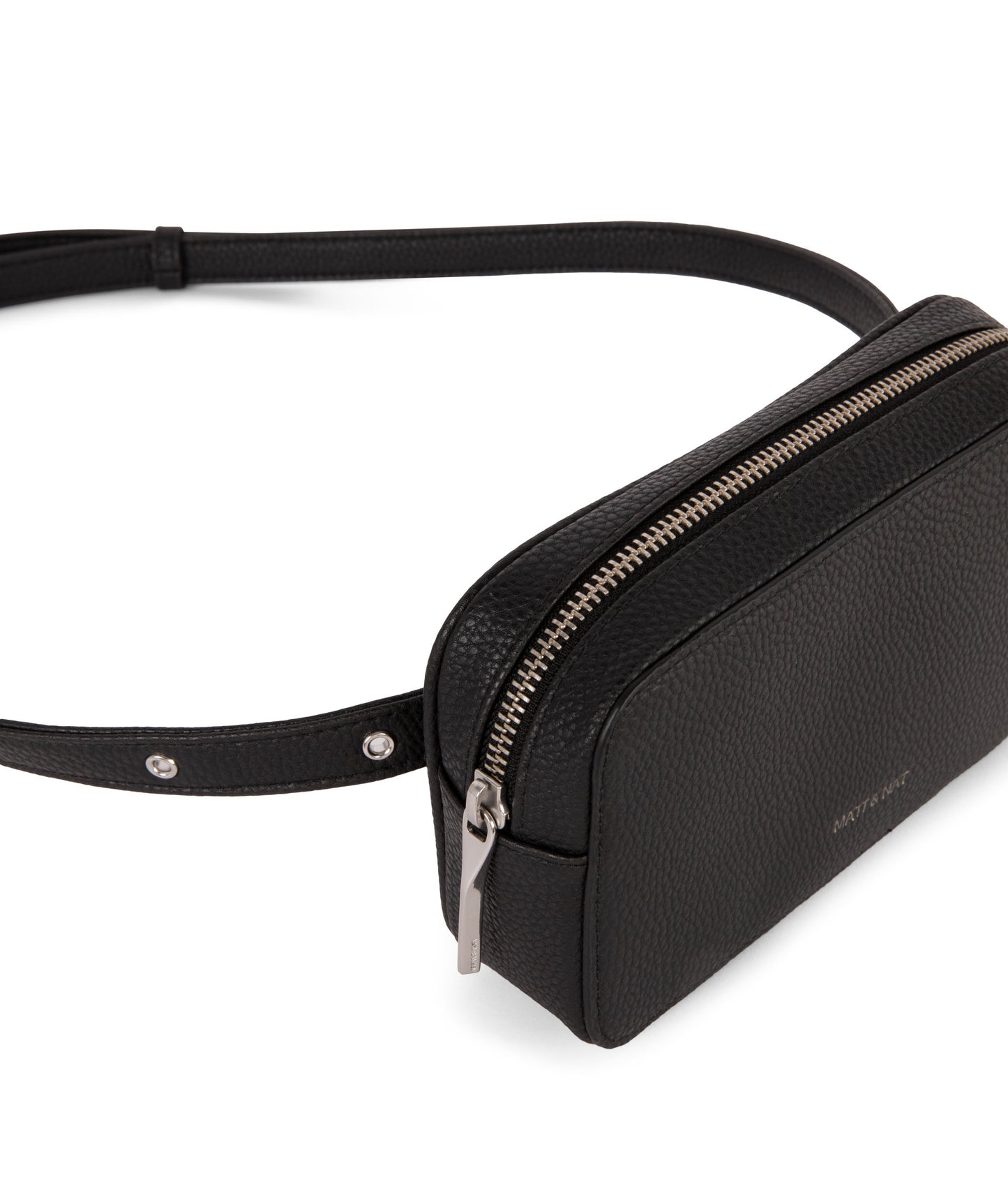 LARRA Vegan Belt Bag – Grain | Color: Black - variant::black