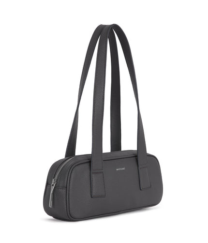LEMUR Vegan Satchel – Grain | Color: Coal - variant::coal