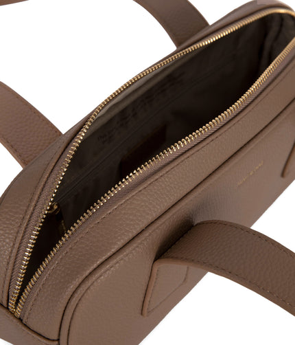 LEMUR Vegan Satchel – Grain | Color: Toffee - variant::toffee