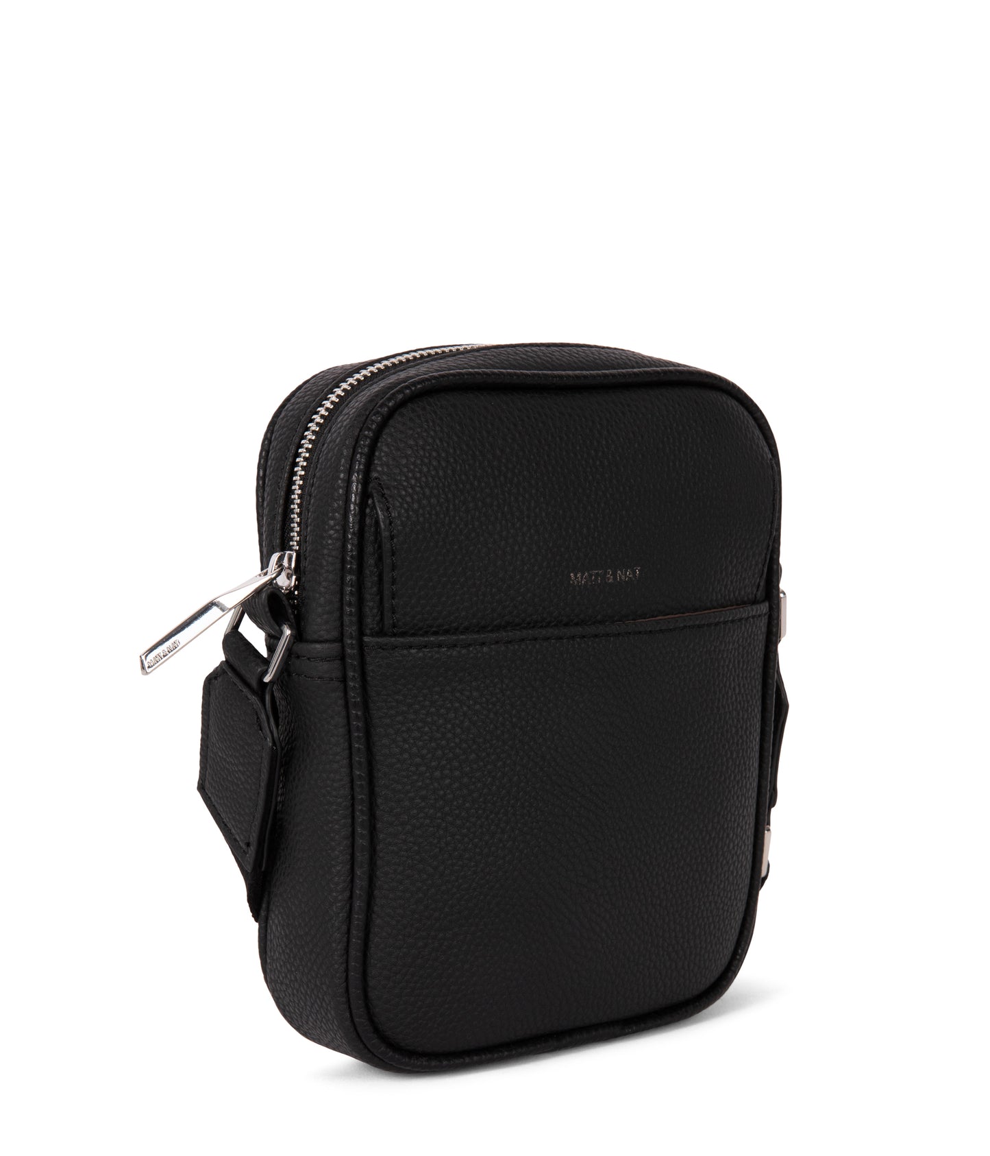 MAREO Vegan Crossbody Bag – Grain | Color: Black - variant::black