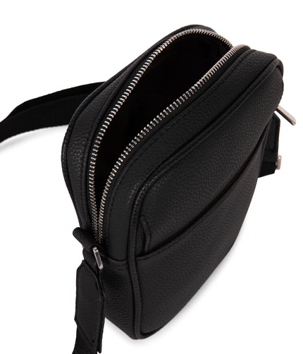 MAREO Vegan Crossbody Bag – Grain | Color: Black - variant::black