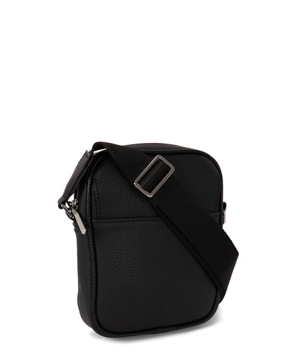 MAREO Vegan Crossbody Bag – Grain | Color: Black - variant::black