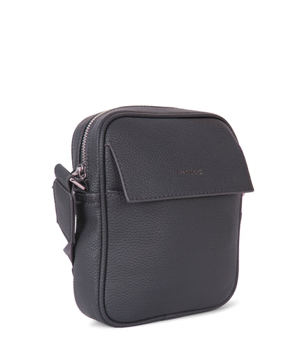 MAREO Vegan Crossbody Bag – Grain | Color: Coal - variant::coal