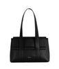 MOLLY Vegan Tote Bag – Grain | Color: Black - variant::black