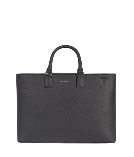 SEVYN Vegan Satchel - Grain | Color: Coal - variant::coal