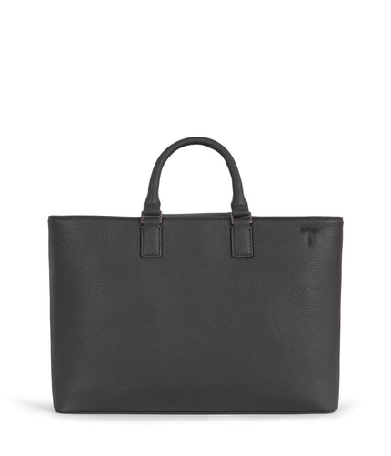 SEVYN Vegan Satchel - Grain | Color: Coal - variant::coal