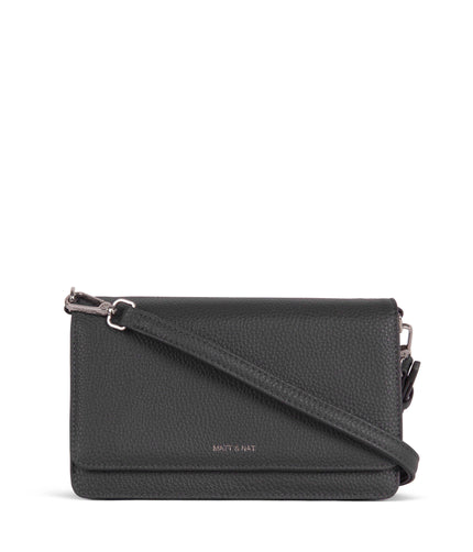 BEE Vegan Crossbody Bag - Grain | Color: Coal - variant::coal