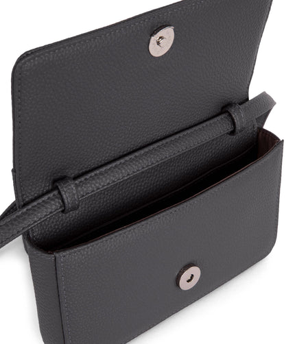 ERIN Vegan Crossbody Bag - Grain | Color: Coal - variant::coal