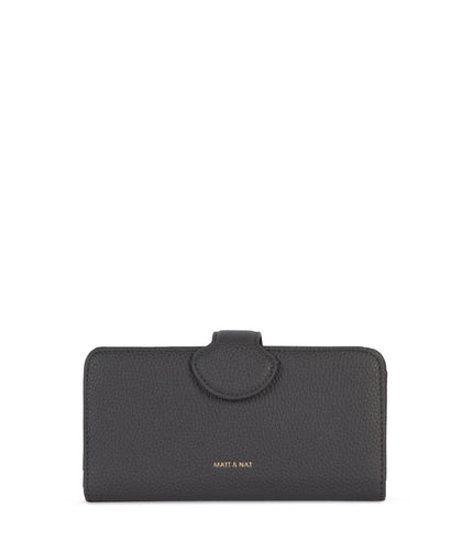 FLOAT Vegan Wallet - Grain | Color: Coal - variant::coal