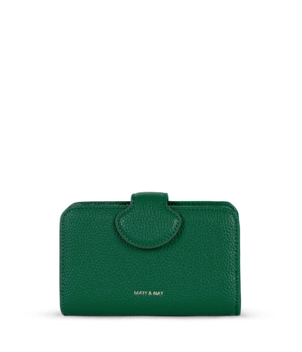 FLOATSM Small Vegan Wallet - Grain | Color: Avocado - variant::avocado