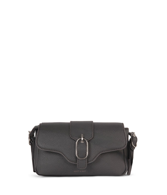 ISABELLE SM Vegan Crossbody Bag – Grain | Color: Coal - variant::coal