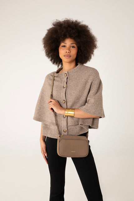 IVY Vegan Crossbody Bag - Grain | Color: Toffee - variant::toffee