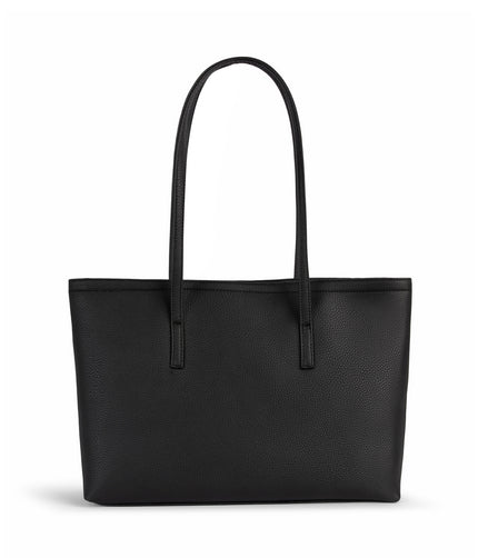 JOS Vegan Tote Bag - Grain | Color: Black - variant::black