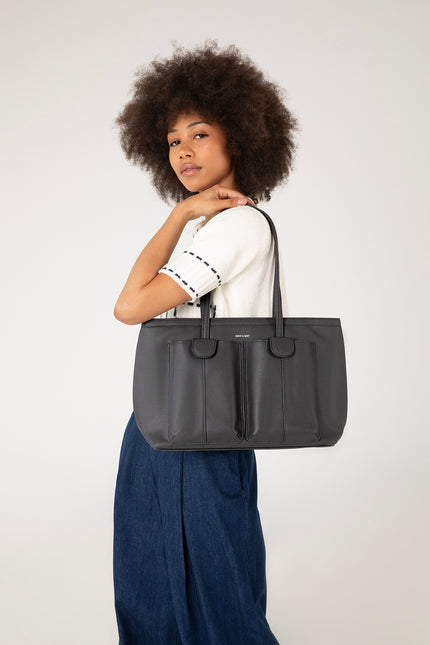 JOS Vegan Tote Bag - Grain | Color: Toffee - variant::toffee